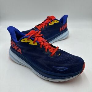 Hoka One One Clifton 9 Blue Running Shoes Mens 12 D 1127895-BBDGB